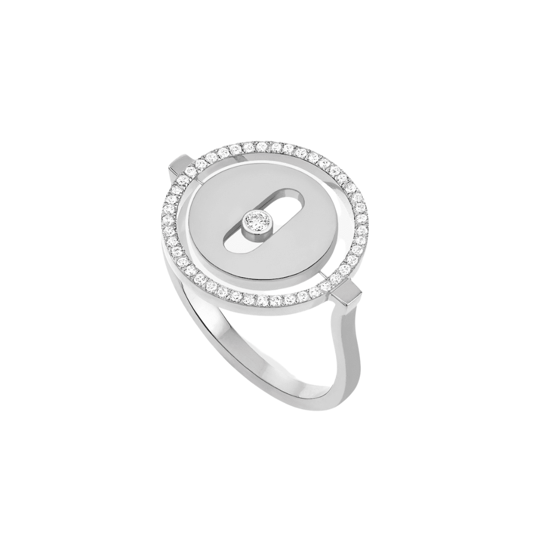 Bague Diamant Lucky Move PM Or Blanc Messika Raynal Aix en Provence