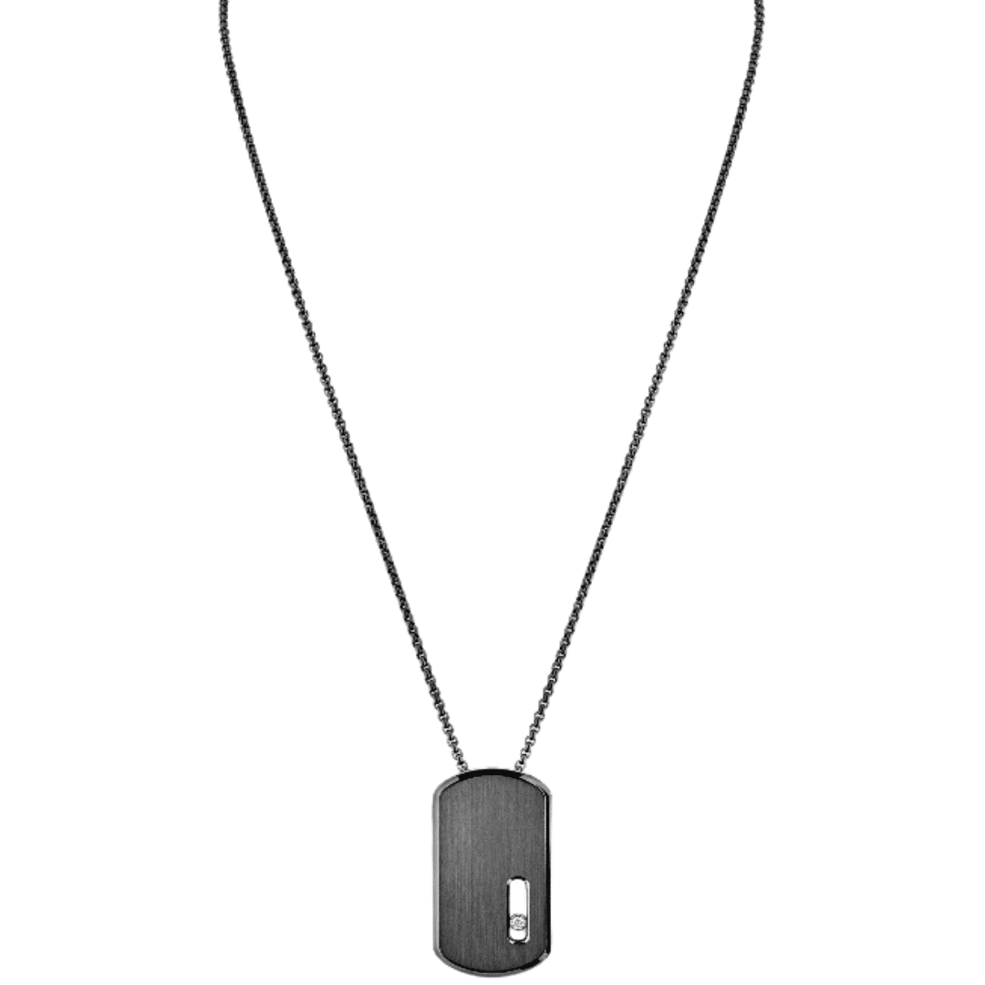 Pendentif Gm Move Titanium Graphite Messika Raynal Aix en Provence